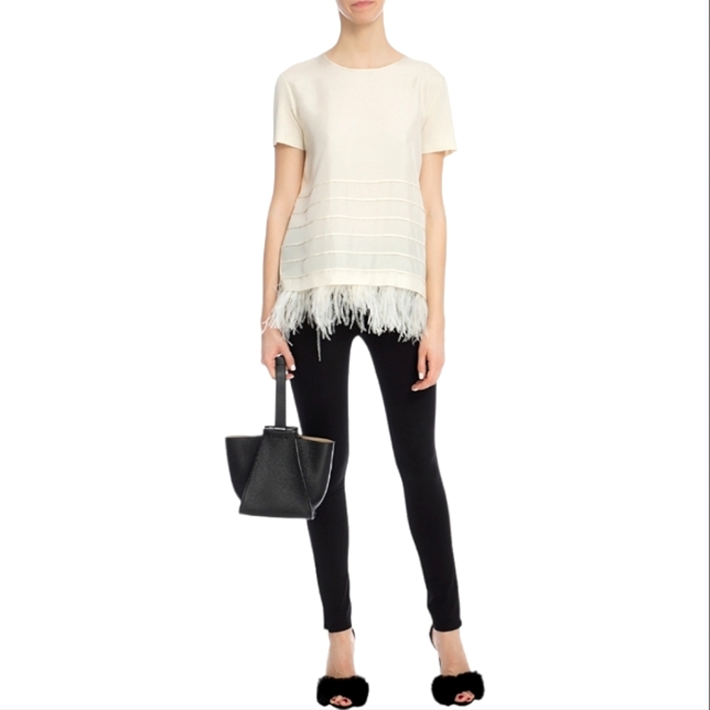 HELMUT LANG Pull-On Ankle Zip Skinny Pants size S